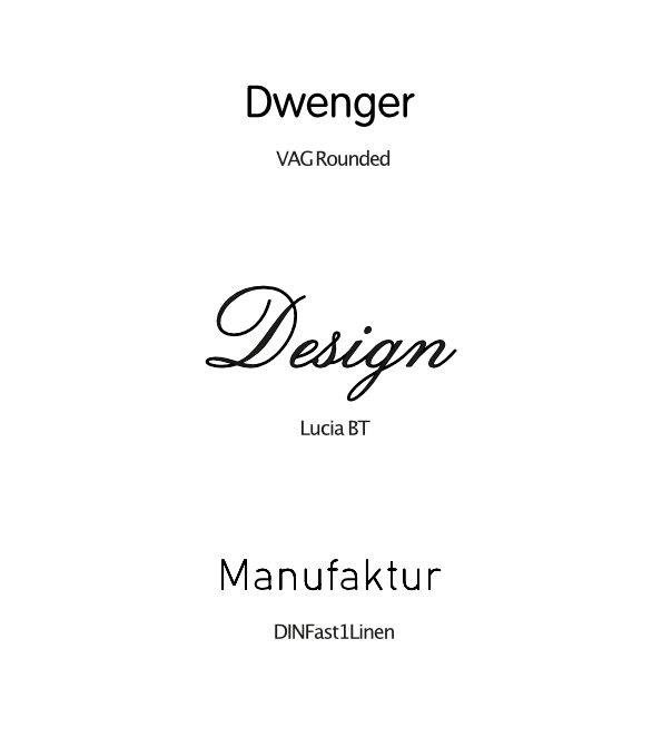 Gravur Schriften Beispiel