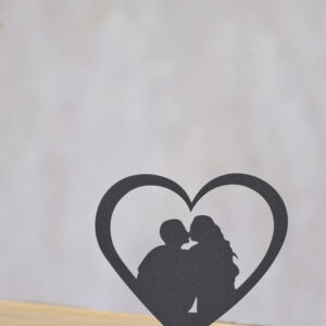 Serviertenhalter Paar im Herzen Sternstaub